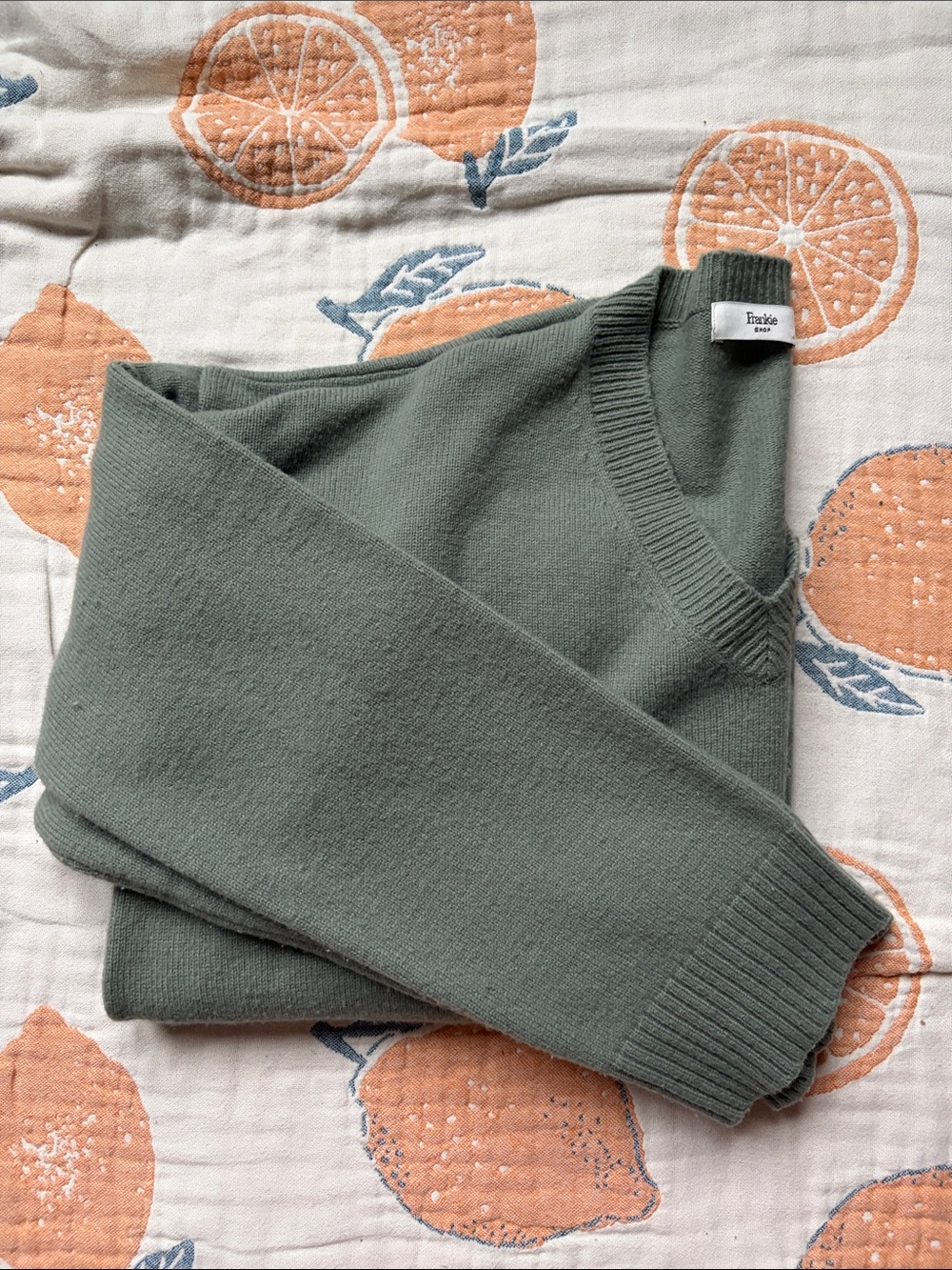 The Frankie Shop • Sage Green Airwool Sweater (Size S)